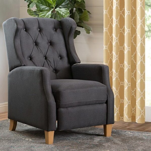 Fabric Tufted Club Chair
