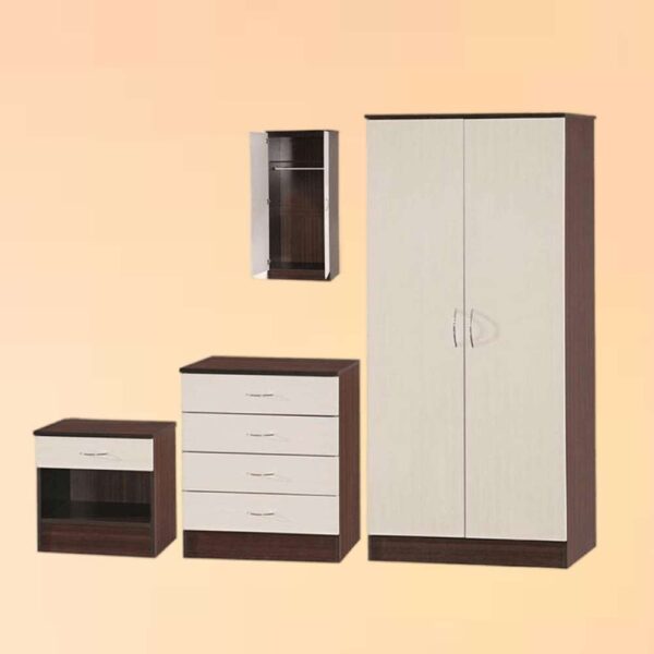 3-Piece Standard 2 Door Wardrobe Set
