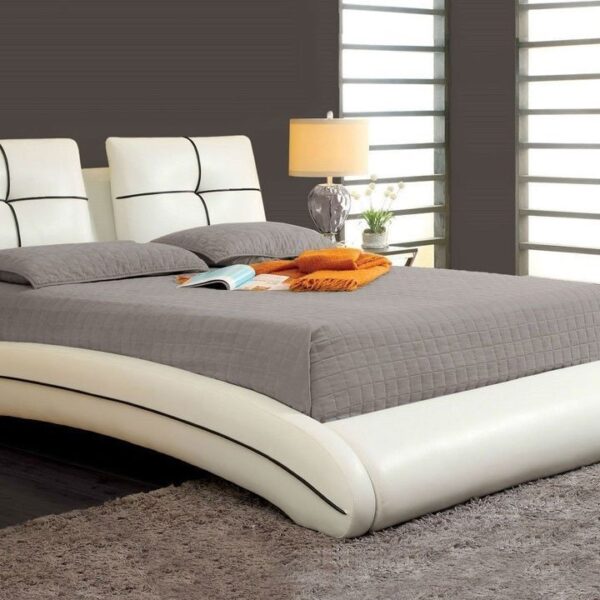 Upholstered Curved Bed Frame