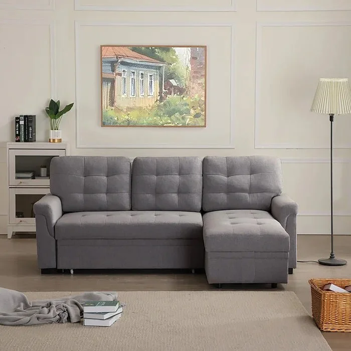 Modern 4 Seater L Shape Sofa lavishdecor.ae