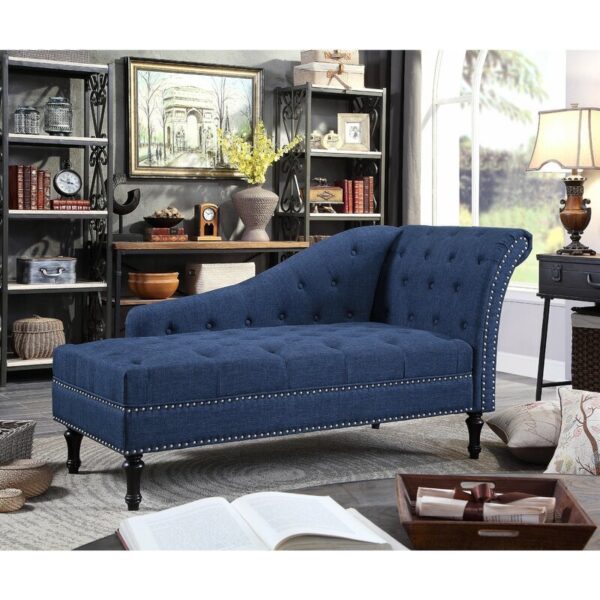 Tufted One Right-Arm Chaise Lounge