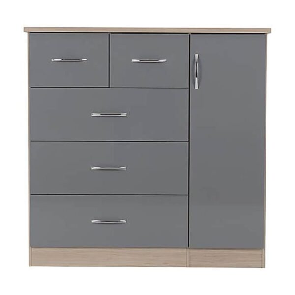 5 Drawer Compact Wardrobe