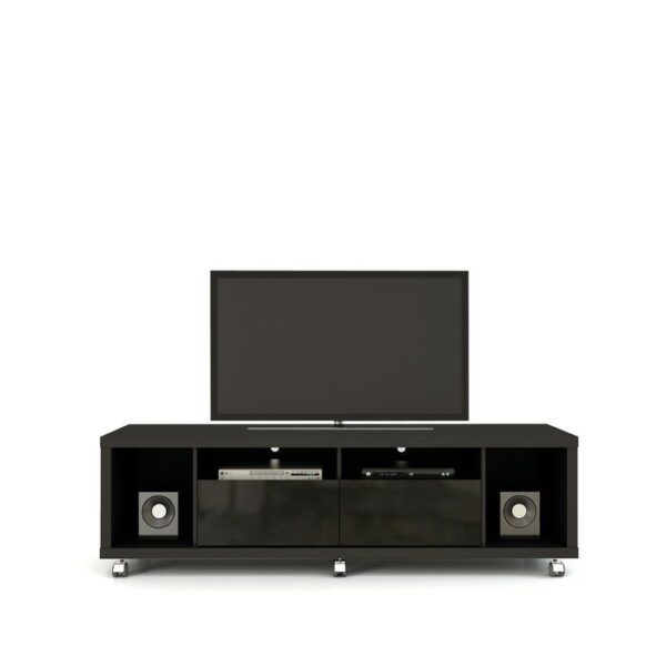 Julius Black Gloss TV Stand