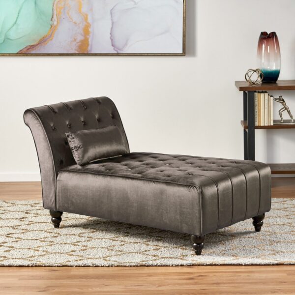 Rubie Velvet Chaise Lounge