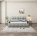 Master Bedroom Modern Fabric Bed