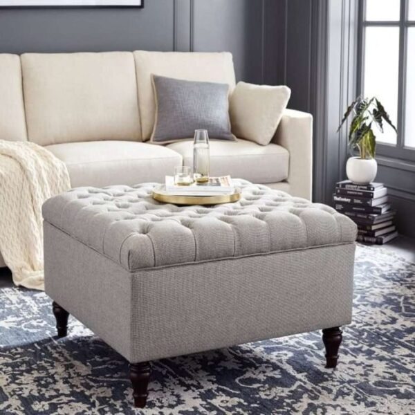 Tufted Square Ottoman