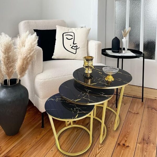 Center Table Set in Black