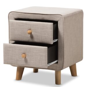 Beige Baxton Studio Nightstands