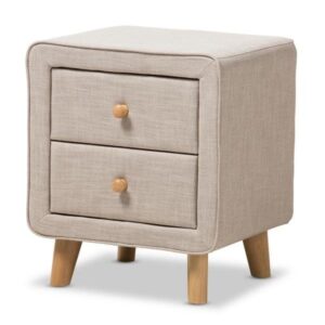 Beige Baxton Studio Nightstands