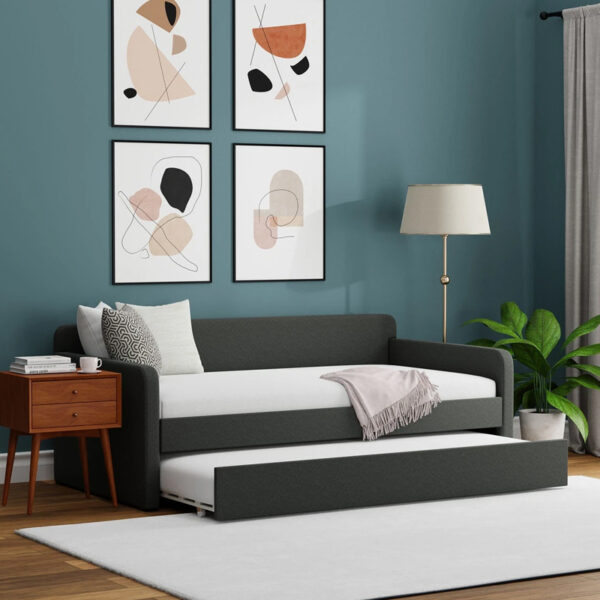 Shop Minimalist Design Twin Daybed with Trundle | Lavish Decor