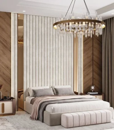 Elegant Contemporary Wall Panel Bed