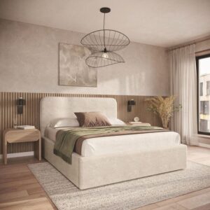 Queen Upholstered Bed – Modern, Stylish & Comfortable