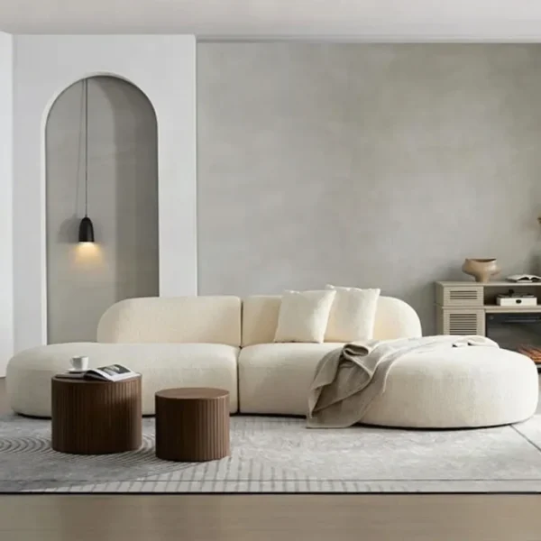Luxury Modern Curved Sectional Sofa – Elegant & Comfortable