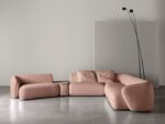 PaleRose Curve Modular Sofa