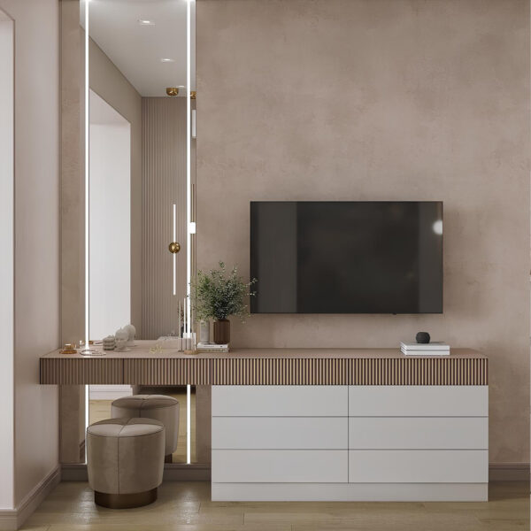 Lumivault Elite TV Unit & Dresser Ensemble