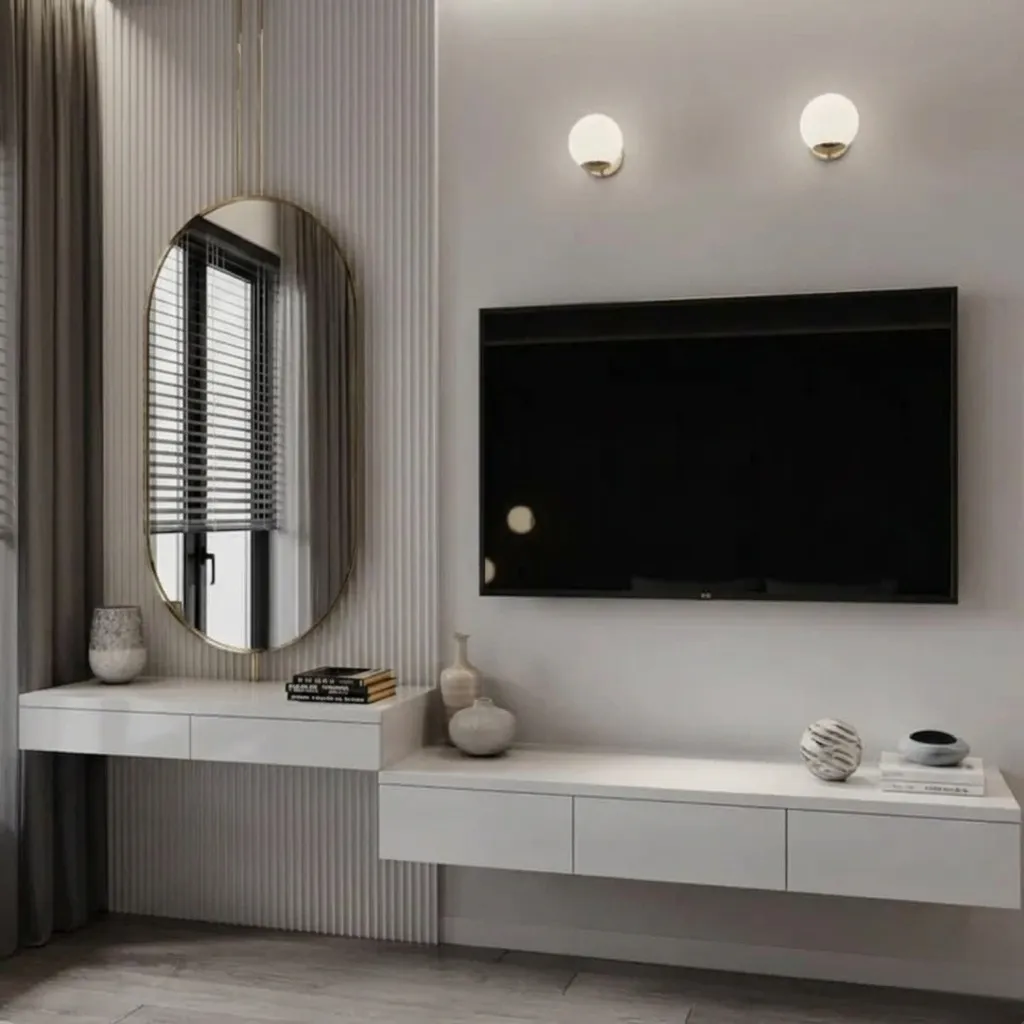 Velmora Luxe TV Unit & Vanity Dresser Set