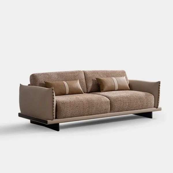 Armoné Luxe Contemporary Fabric Sofa