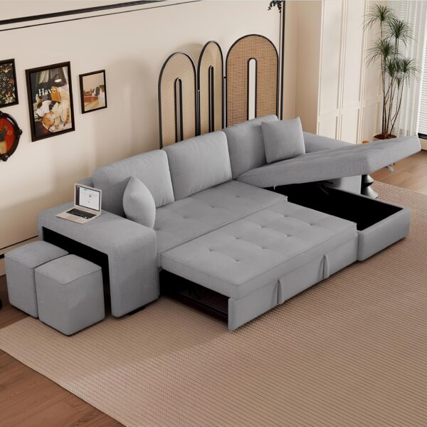 Atlas L-Shape Sofa Bed with Storage