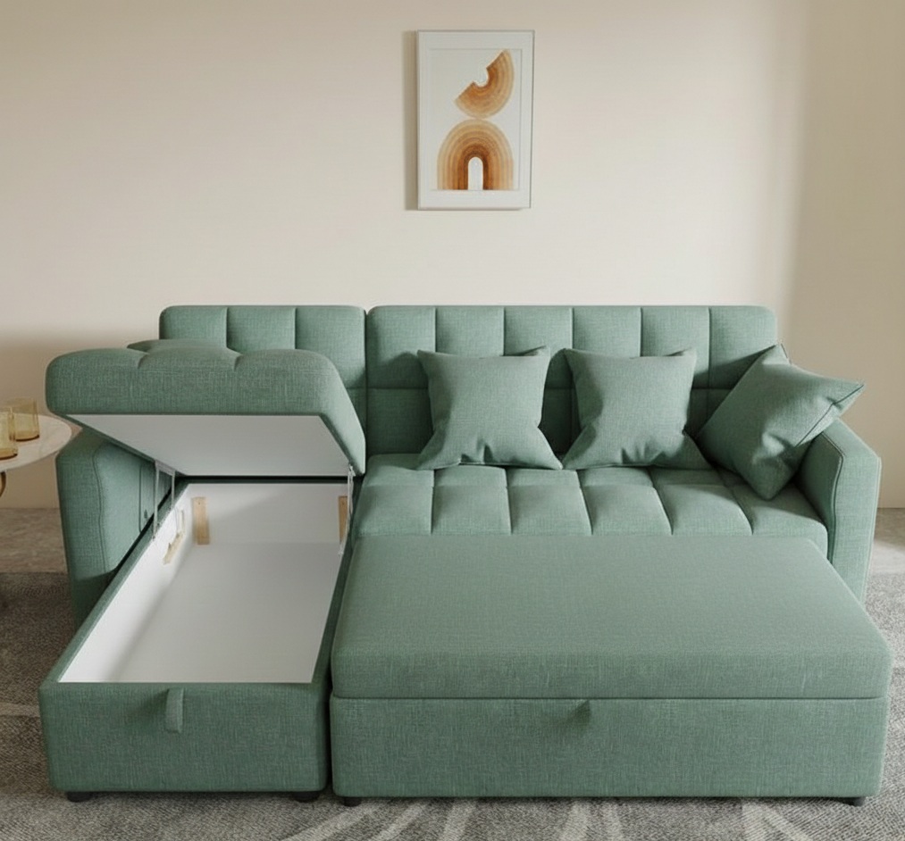 L-Shape Sofa Bed
