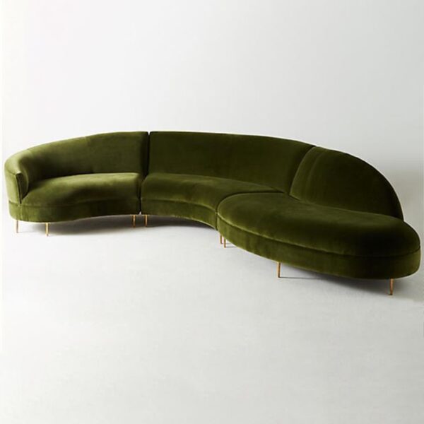 Green Verdoro SilqueArc Lounge Sofa