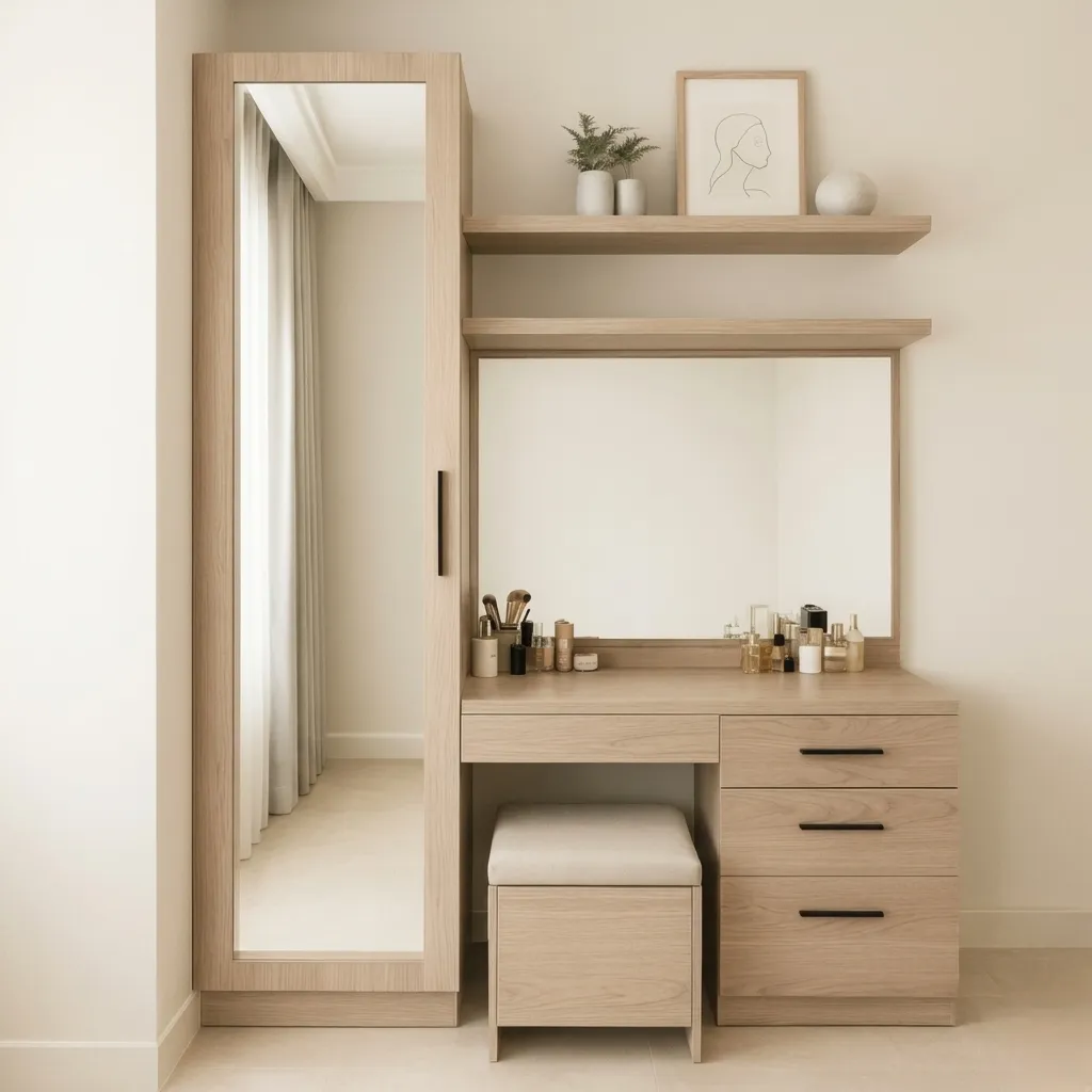 MaisonLuxe Glow Dressing Table Set