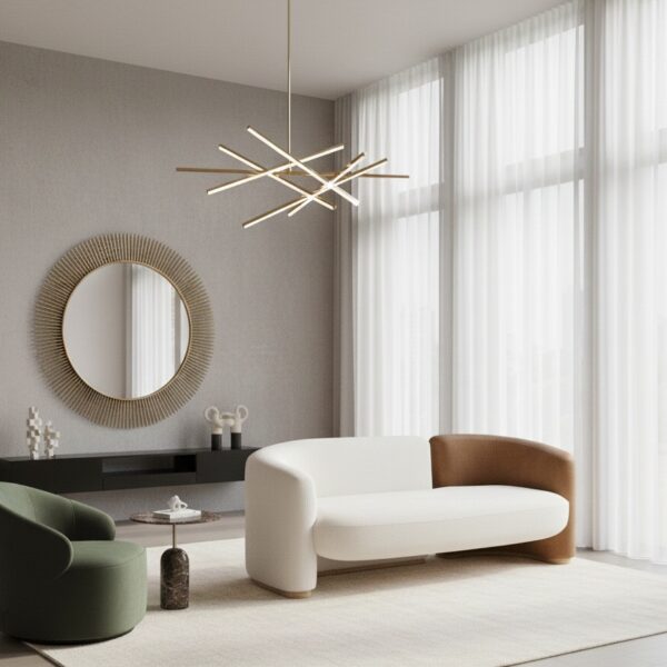 Dualis Curve Two-Tone Sofa