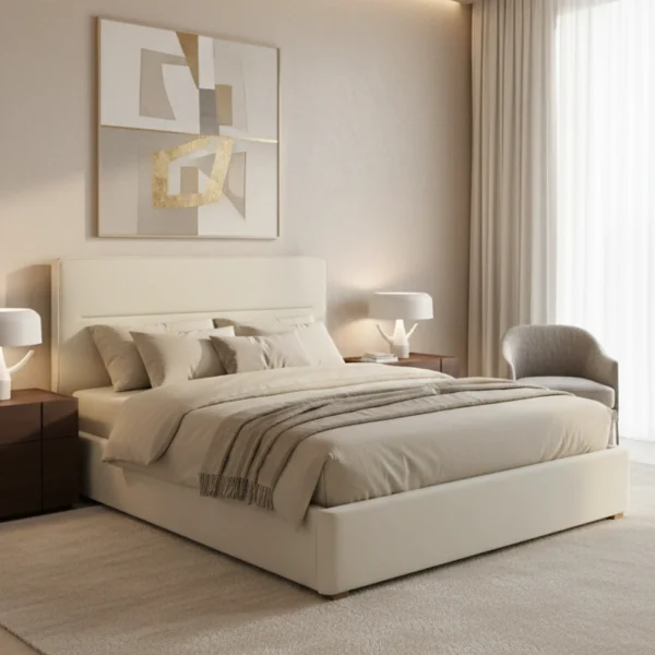 Novalisse Cream Designer Ready Made Bed