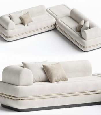 Goldline Band Modular Sofa