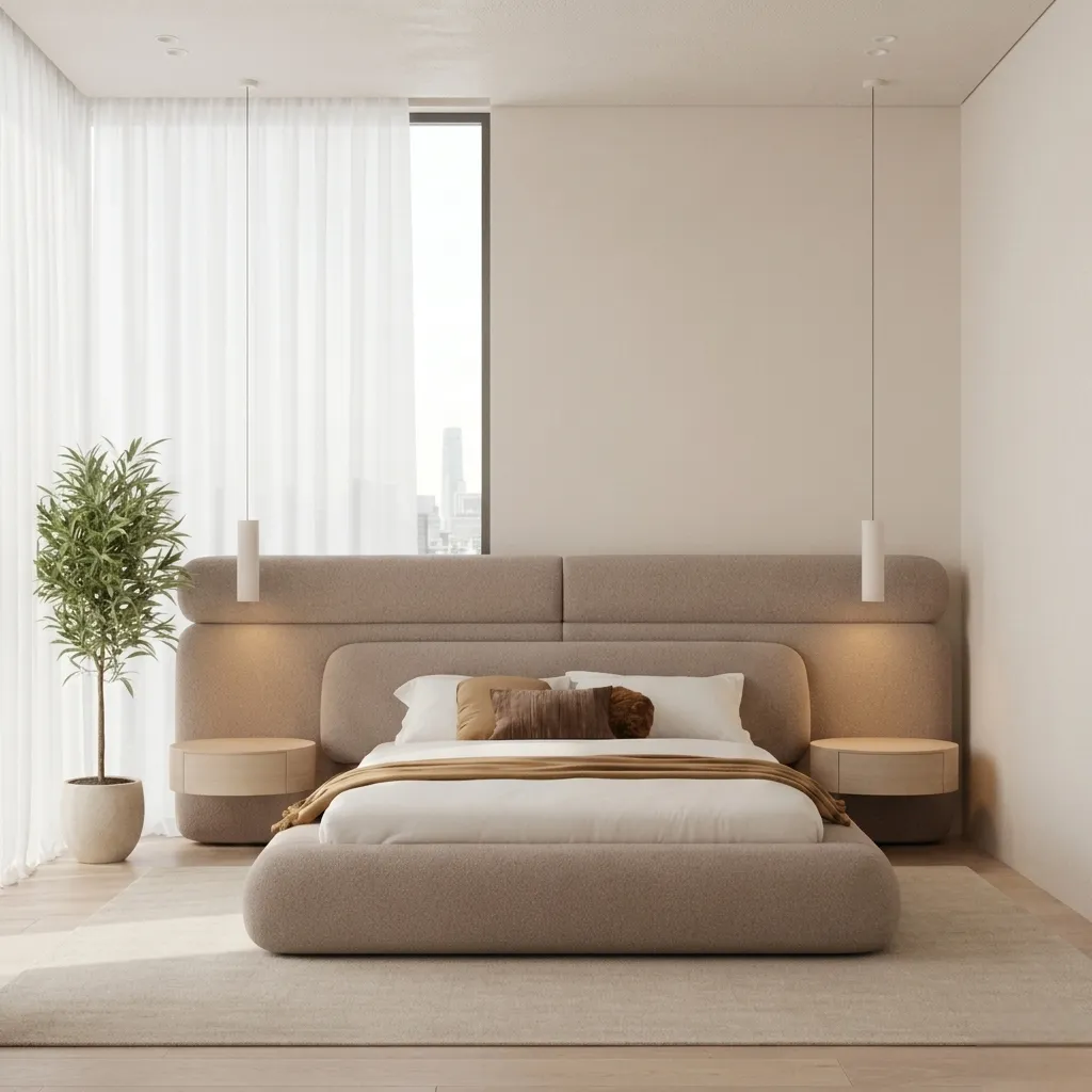 Maison Virelle Grand High Headboard Bed