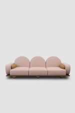 Mintara Luxe Arc Statement Sofa