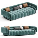 Riviera Velvet Lounge Sofa