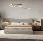 Aurexen Velmora High Headboard Bed