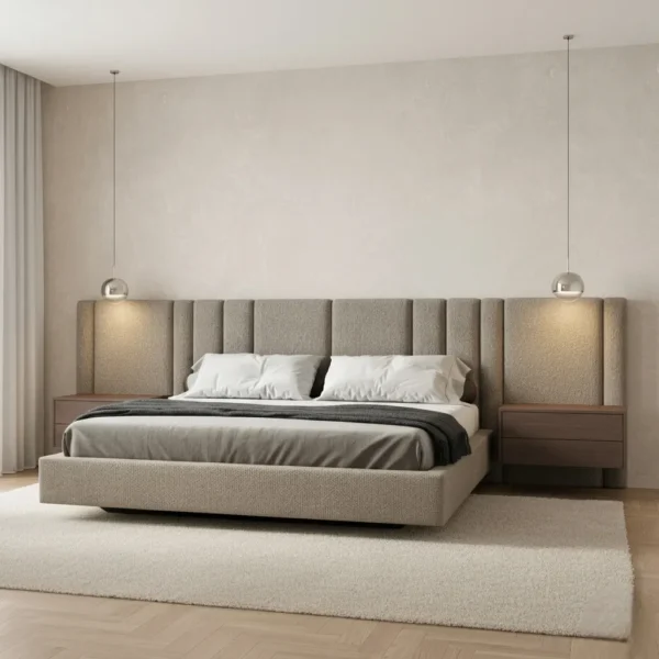 grandrest high headboard bed