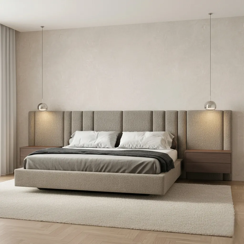 grandrest high headboard bed