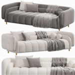 Riviera Velvet Lounge Sofa