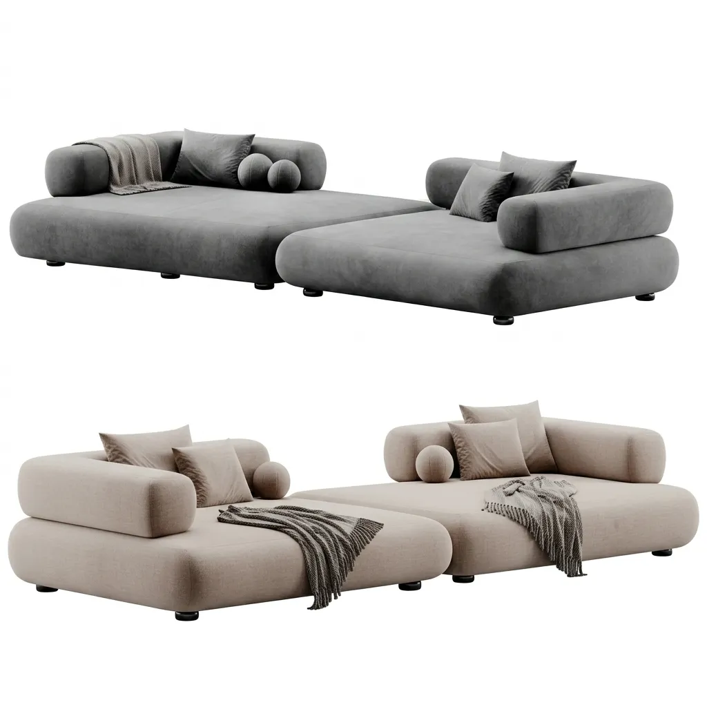 Cielo Luxe Platform Sectional Sofa