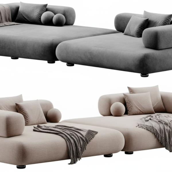 Cielo Luxe Platform Sectional Sofa