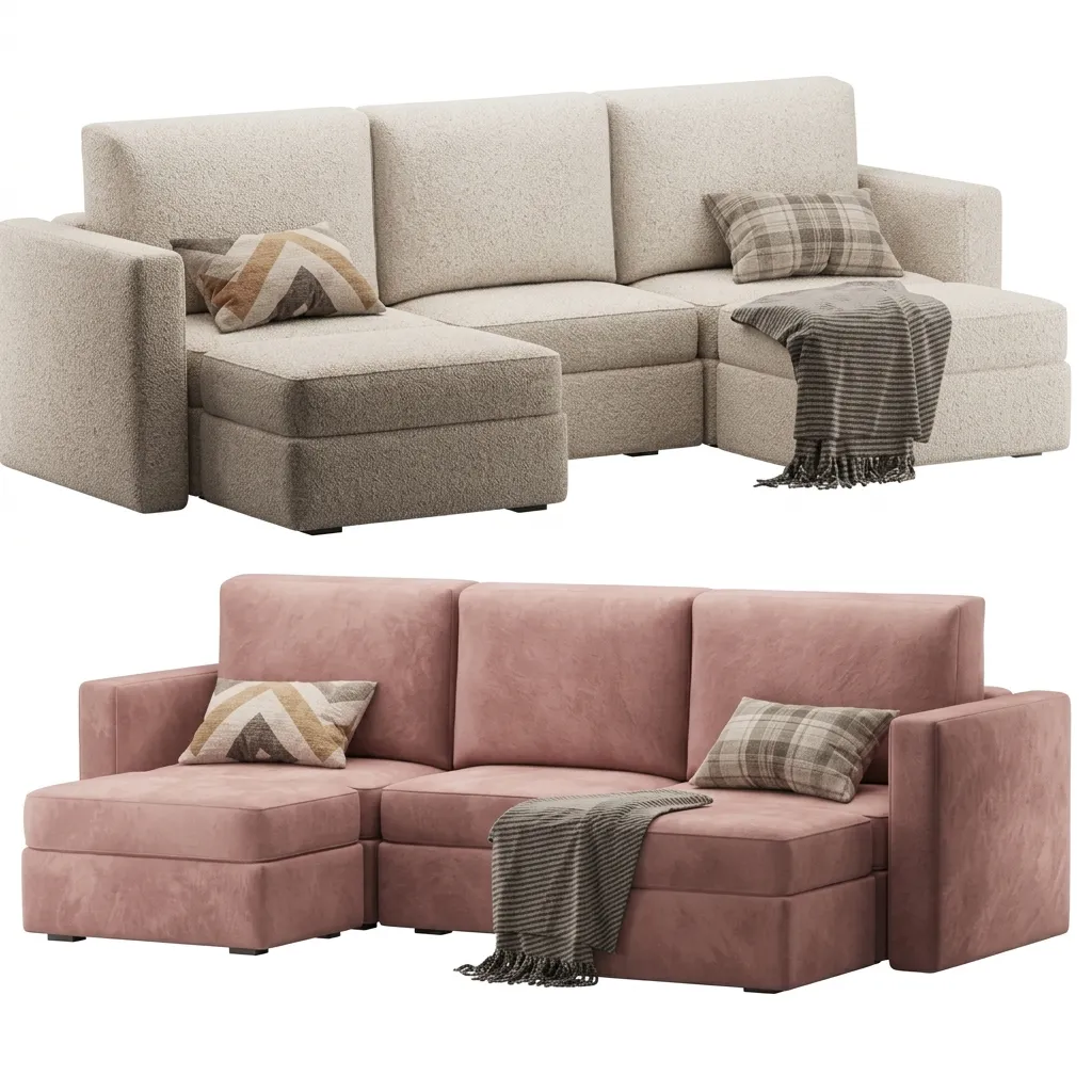 Cresvani SoftNest L-Shape Sofa