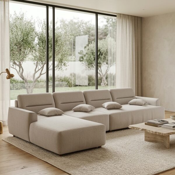 Bania Modern Living Chaise Sofa
