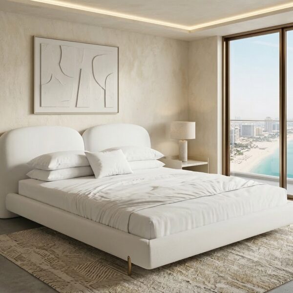 Celvio Minimal Curve Platform Bed