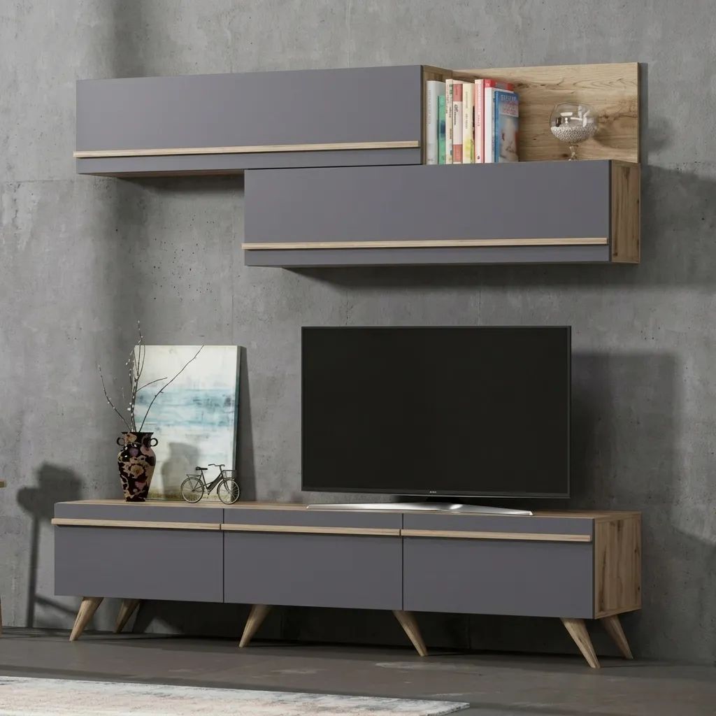 Arliyo Dual Finish Media Cabinet